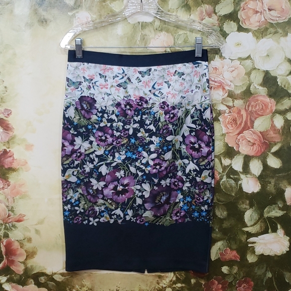Ted Baker Dresses & Skirts - Ted Baker Sz 2/S butterfly flowers skirt